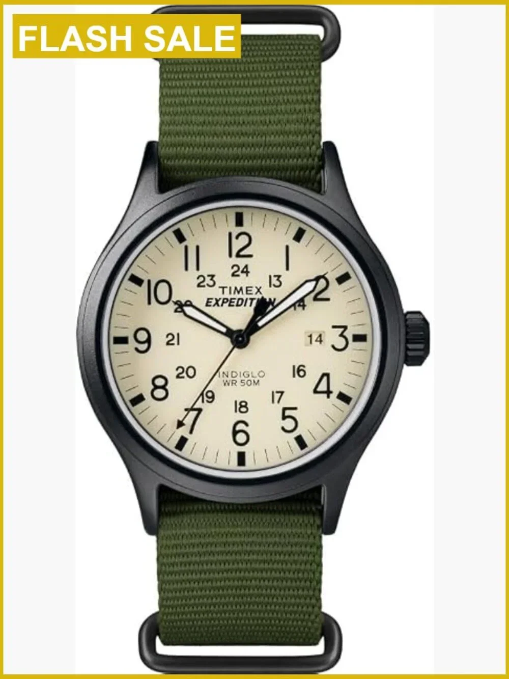 Men's Expedition Scout 40mm Quartz Outdoor Watch with Indiglo Backlight